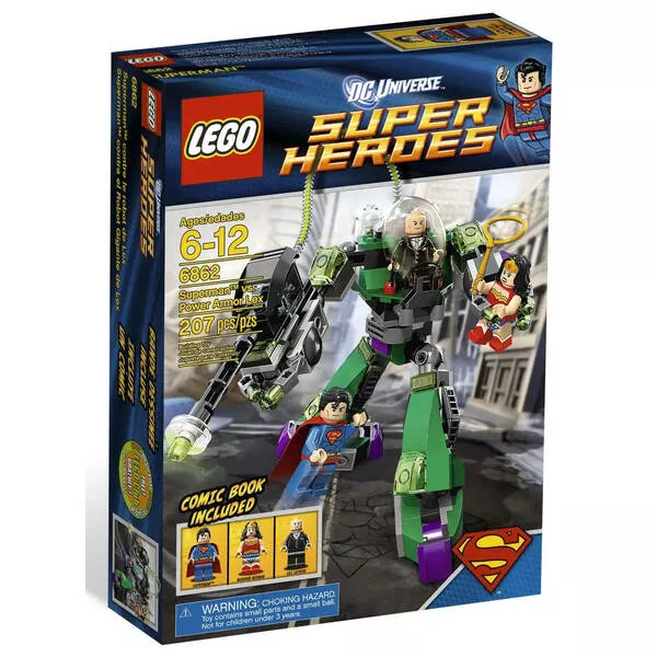 Super Heroes 6862 Супермен против мощной брони Лекса