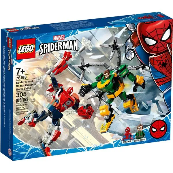 Super Heroes 76198 Битва роботов: Человек-Паук против Доктора Осьминога