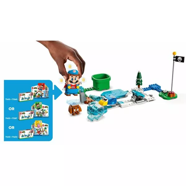 Super Mario 71415 Костюм ледяного Марио и замороженный мир (Фото 6)