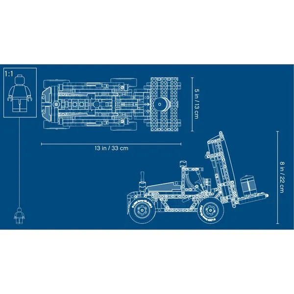 Technic 42079 Сверхмощный вилочный погрузчик (Фото 6)