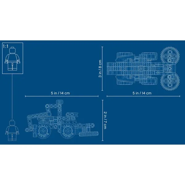 Technic 42102 Mini Claas Xerion (Фото 8)