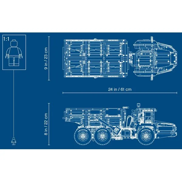 Technic 42114 Самосвал Volvo 6х6 (Фото 16)