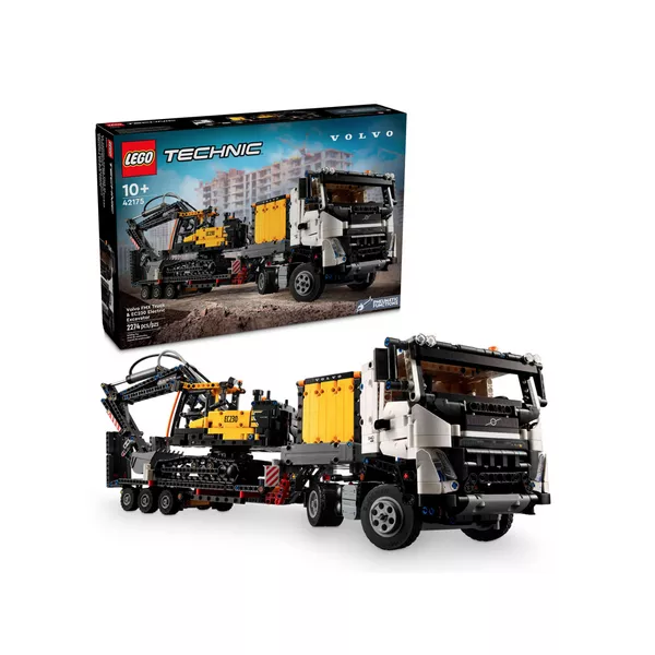 Technic 42175 Грузовик Volvo FMX и электрический экскаватор EC230 (Фото 9)