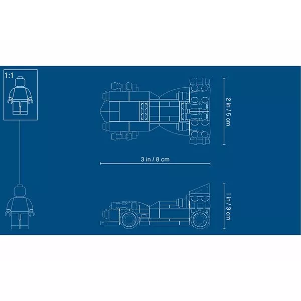 The LEGO Batman Movie 30526 Мини-Бэтмобиль (Фото 5)