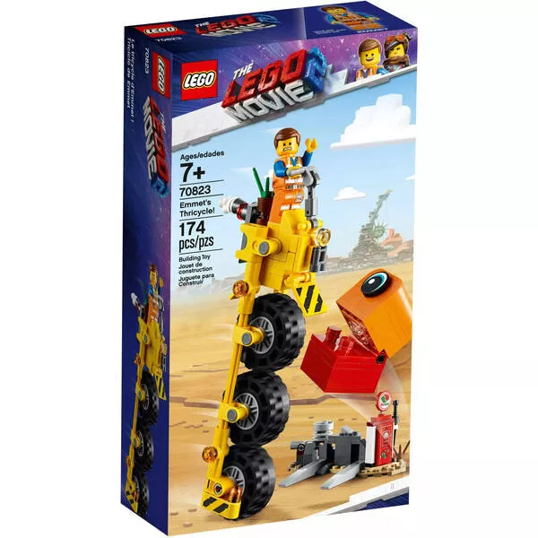 The LEGO Movie-2 70823 Трехколёсный велосипед Эммета