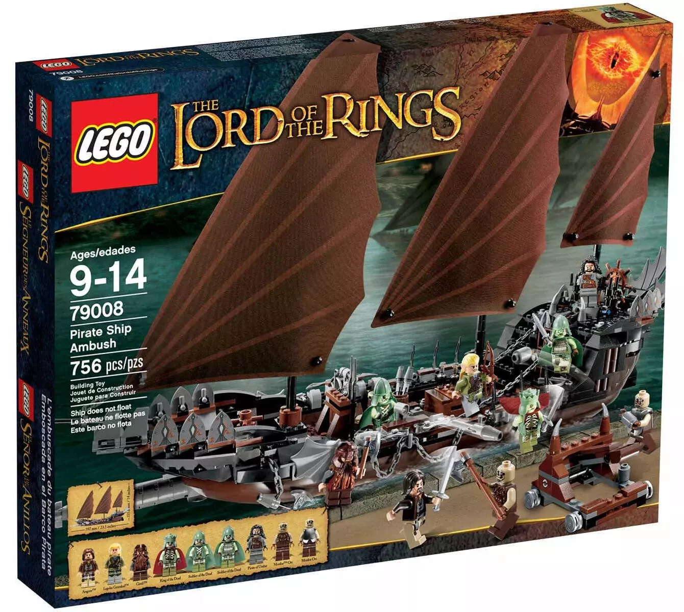 Конструктор LEGO The Lord of the Rings 79008 Атака на пиратский корабль